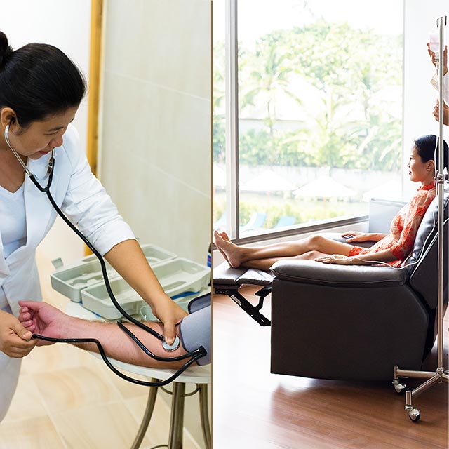 nurse at the New leaf Wellness Clinic in Thailand